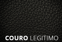 COURÍSSIMO DA BORDA: Couro Legítimo Preto(Bovino)